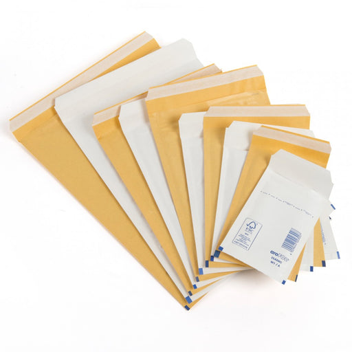 Gold Self Adhesive Postal Bags - 30% Recycled product image